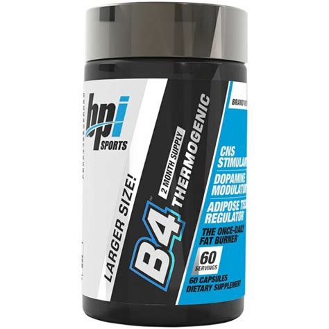 bpi sports b4 thermogenic fat burner capsules